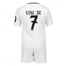 Real Madrid Vinicius Junior #7 Hemmatröja Barn 2024-25 Kortärmad (+ Korta byxor)